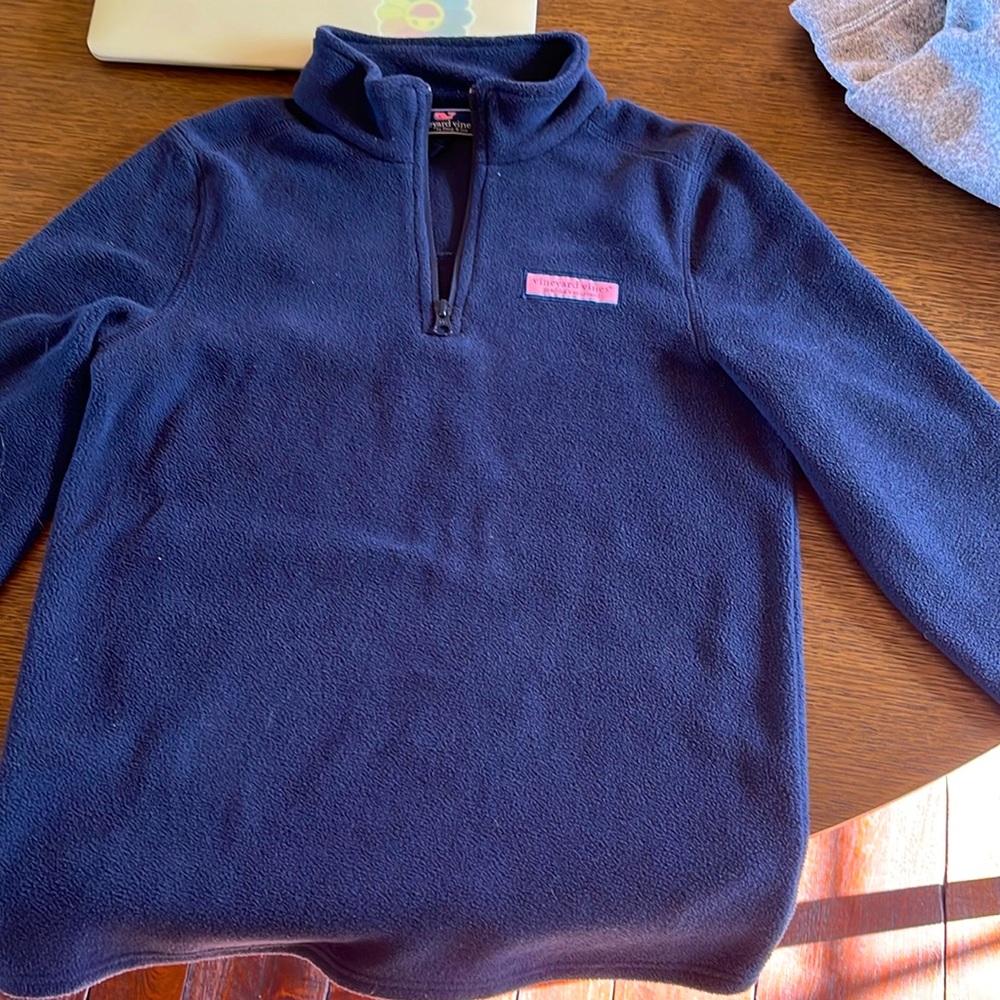 Vineyard vines  boy’s fleece half zip top